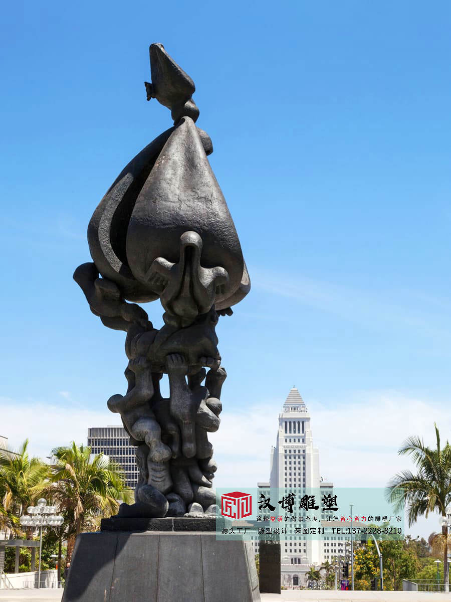 铸铜创意雕塑,户外景区金属雕塑,人物雕塑加工厂家