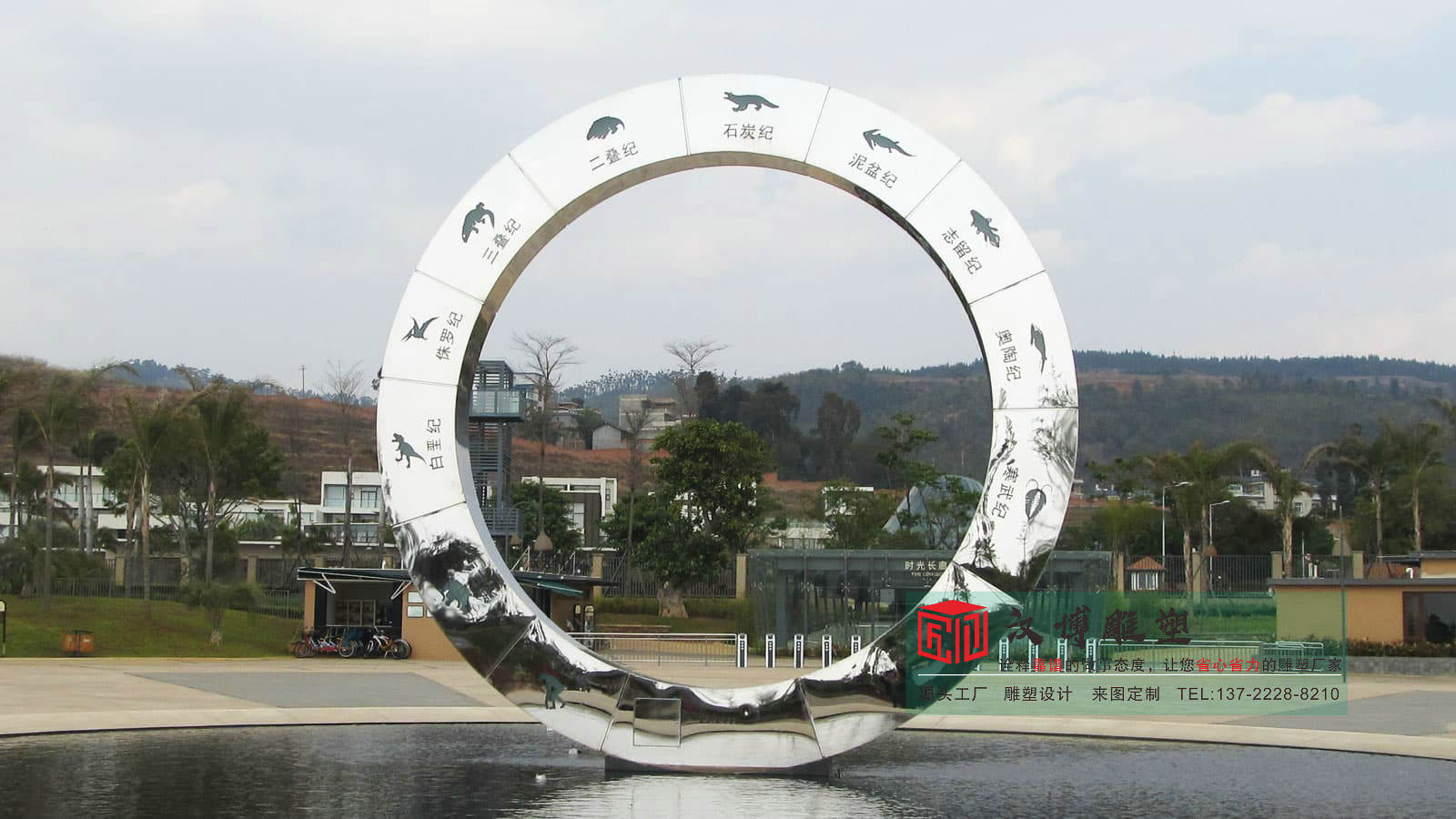 金属人物喷泉雕塑,园林景观雕塑,不锈钢雕塑加工工厂