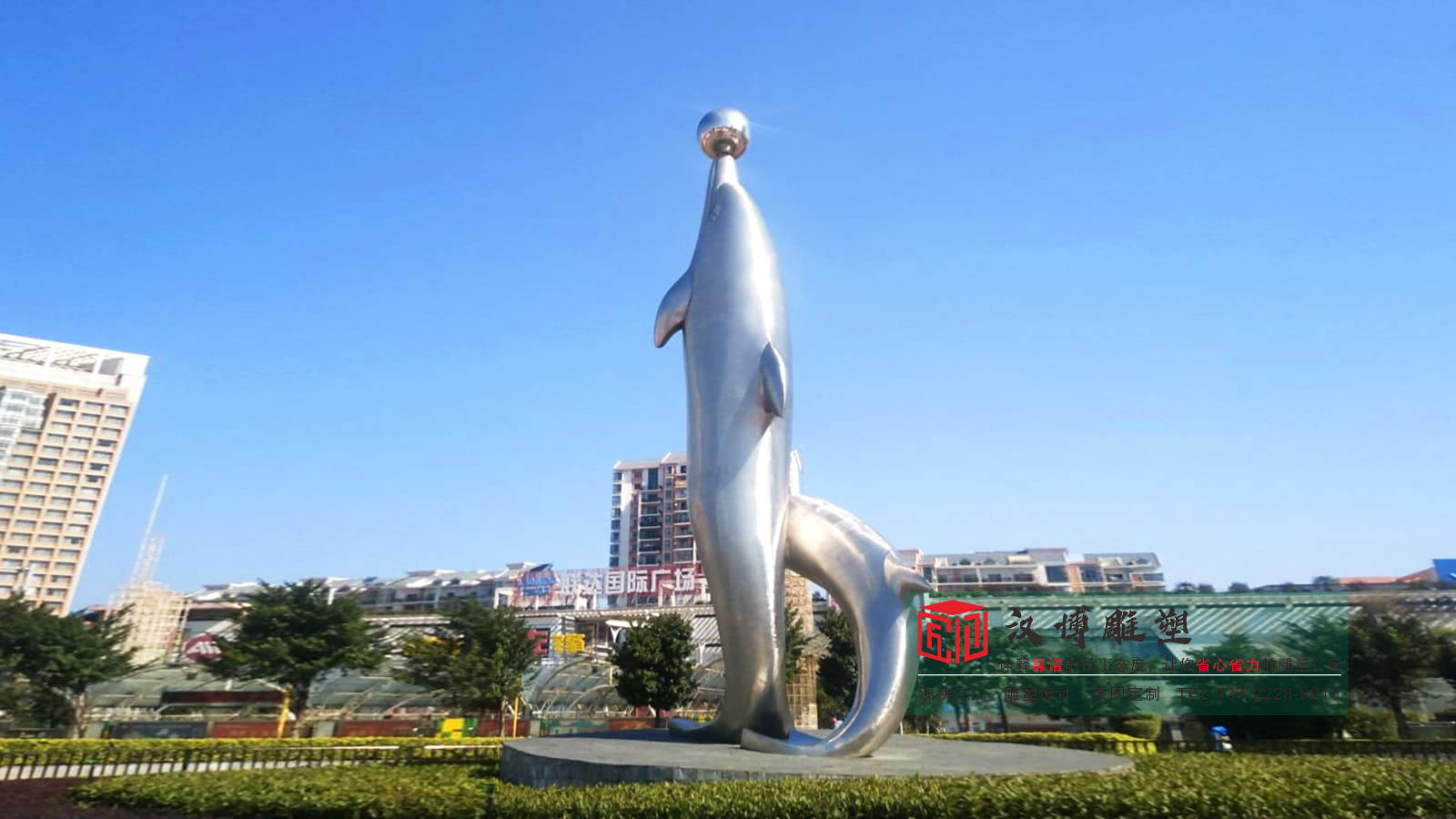 不锈钢海浪雕塑,酒店广场雕塑定制,金属雕塑加工厂家
