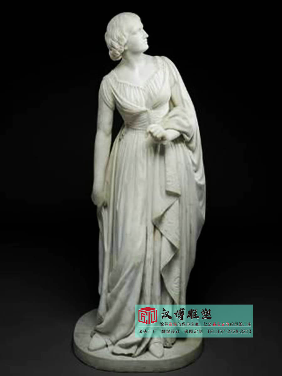 西方石雕女人雕塑,室内展馆雕塑摆件,人物雕塑源头厂家