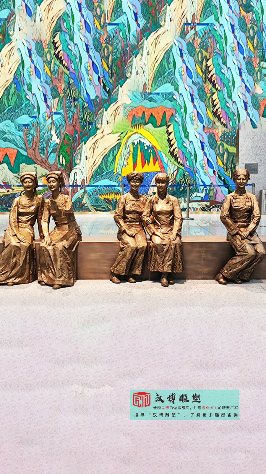 铸铜少数民族雕塑,大型景区公园景观,黄铜人物雕塑加工厂