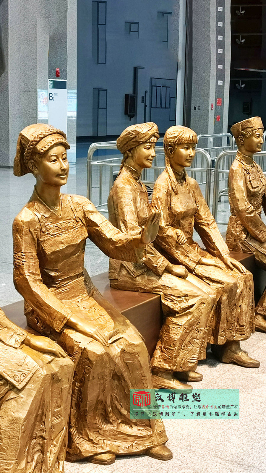 铸铜少数民族人物雕塑,景区公园景观小品,黄铜人物雕塑厂家定做